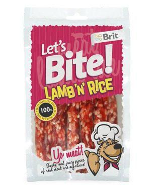 Brit Lets Bite Lamb Rice 105gr - Snacks Para Perros