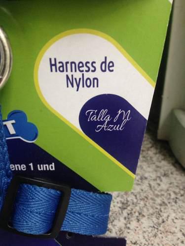 Harness De Nylon Para Mascota Talla M.