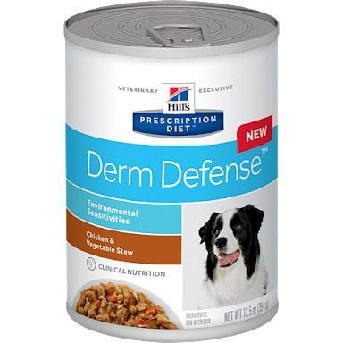 Hill's Derm Defense Canine Lata 354gr, 2.7kg, 6.5kg