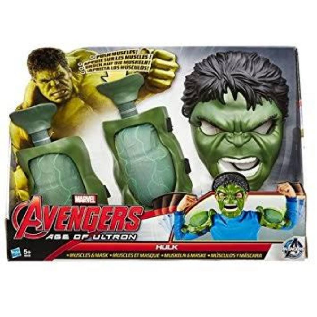 Hulk Máscara Y Bíceps Avenger Nuevo