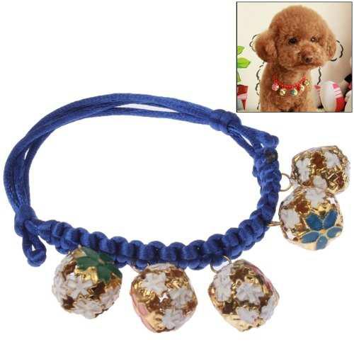 Lovely Colorful Dog Bell Pet Collar Ornament Random Color