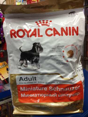 Royal Canin Shnauzer Adulto Miniatura 7,5 Kg