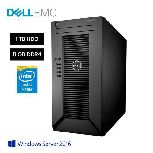 Servidor Dell Poweredge T30 1tb 8gb Drr4 Windows Server 2016