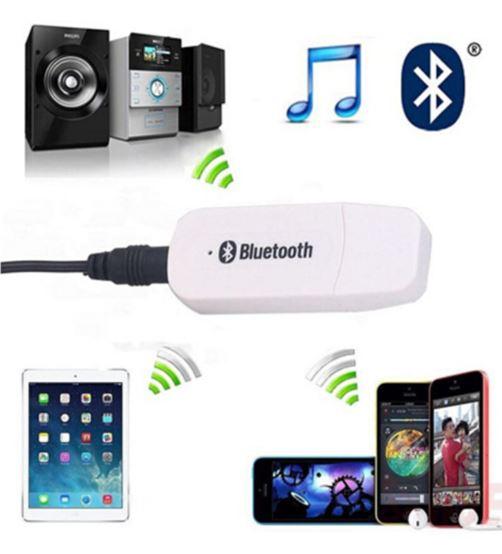 Adaptador de audio Bluetooth estéreo USB y Auxiliar