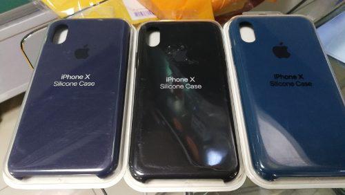 Apple Case Cover Silicone Iphone X Colores