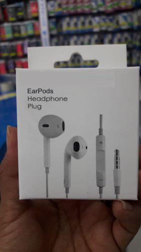 Audífonos Earpods Plug Apple Iphone & Ipad Tipo Original