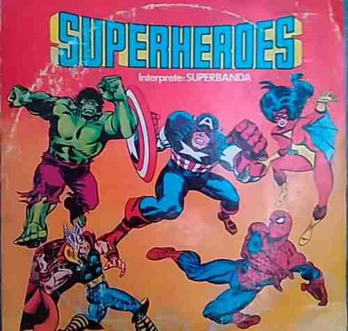 Discos Vinilo Lp Super Heroes - Memo Aguirre Con Superbanda