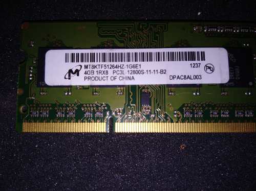 Memoria Ram Ddr3 4gb, Laptop