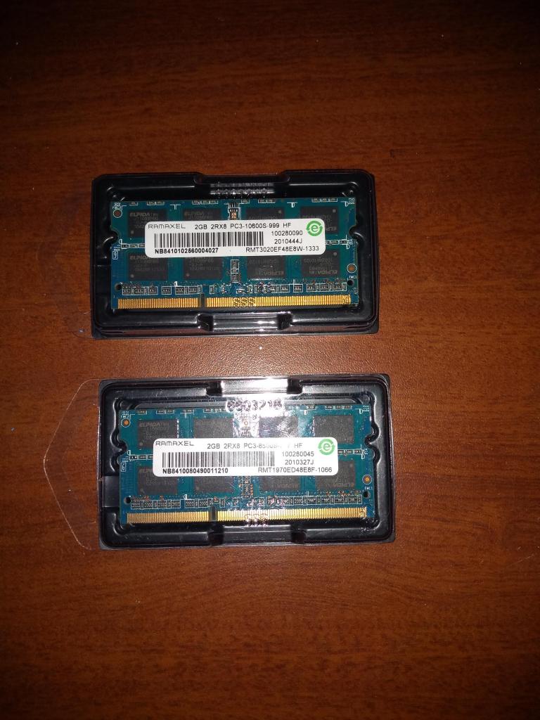 Original Memoria RAM Ramaxel 4GB 2x2GB 2Rx8 PCS/S