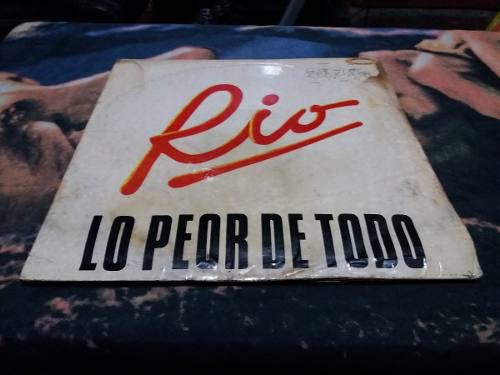 Rio Lo Peor De Todo Rock 1986 Peru Excelente Lp Oferta F