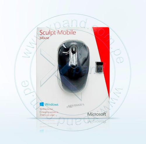 Mouse Óptico Inalámbrico Microsoft Sculpt Mobile, 1000