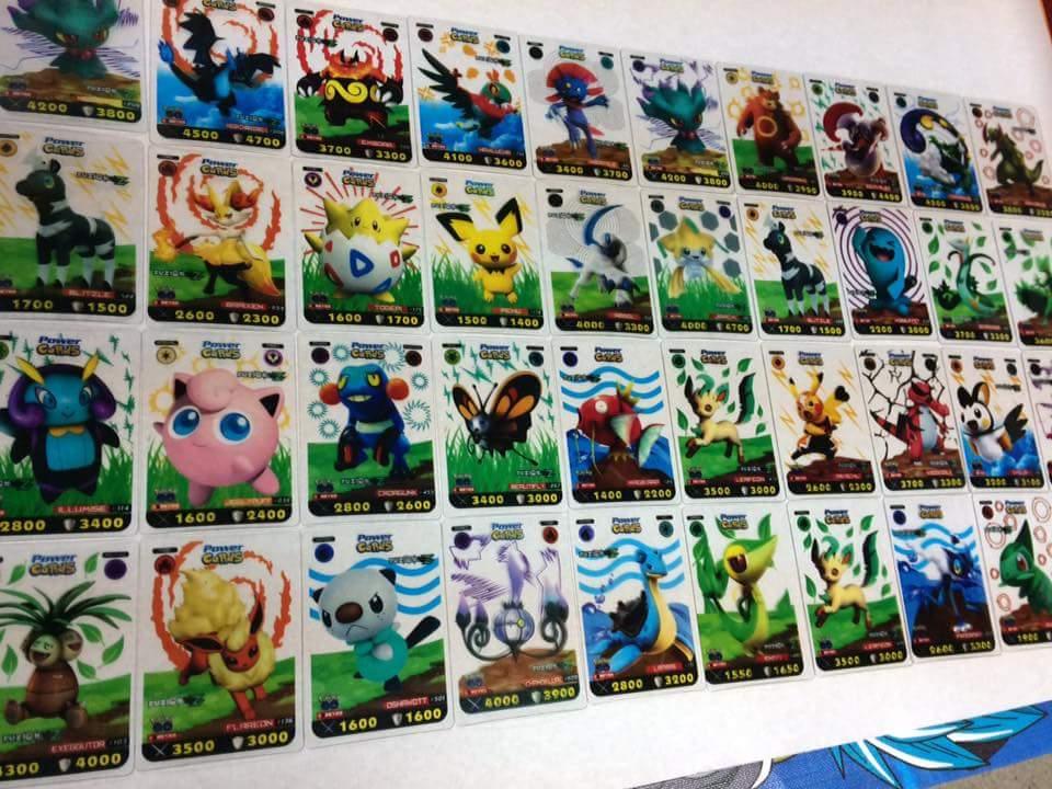 Power Cards Pokemon 3 reyes