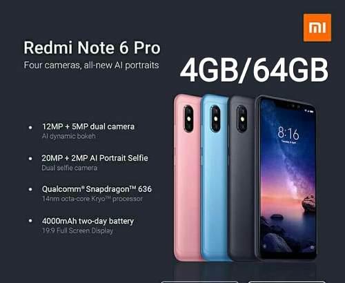 Xiaomi Redmi Note 6 Pro 4gb/64gb