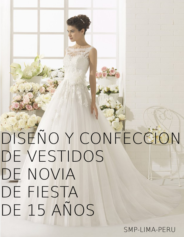 vestidos de novia a medida diseño, confeccion y venta