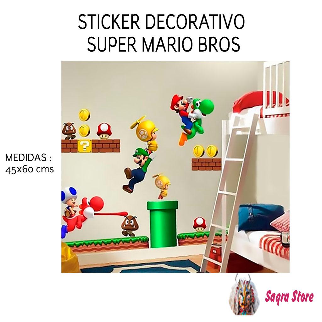 Sticker para pared Mario Bross