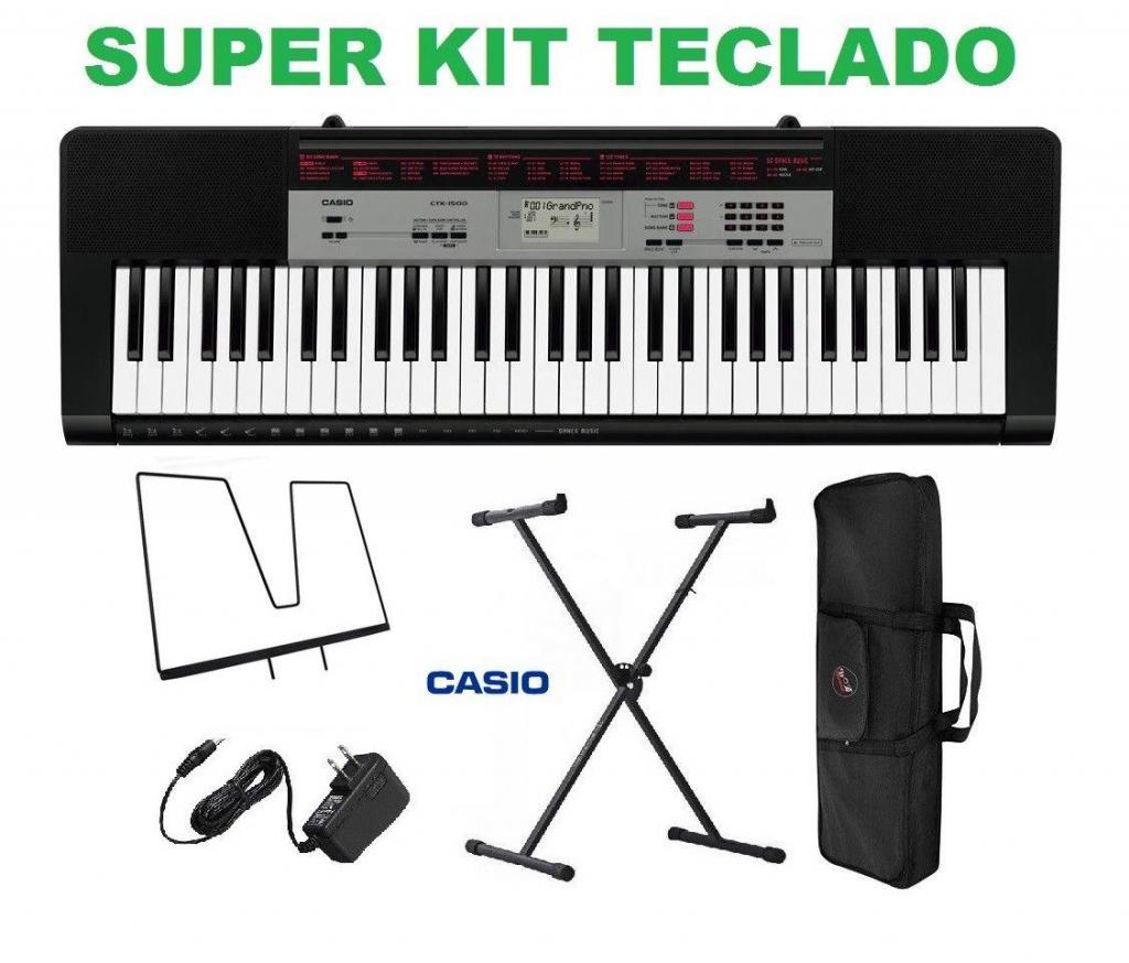 TECLADO CASIO ATRILPARANTEMANUALADAPTADOR SUPER OFERTA!!!