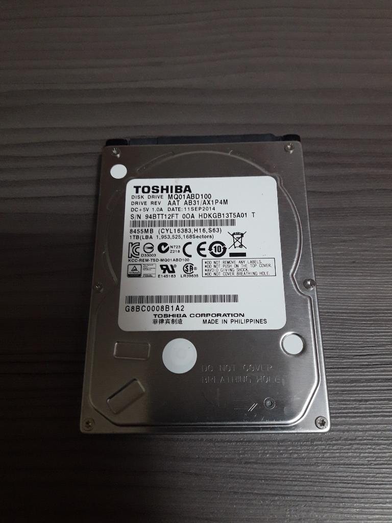 Disco Duro para Laptop 1 Tb Toshiba