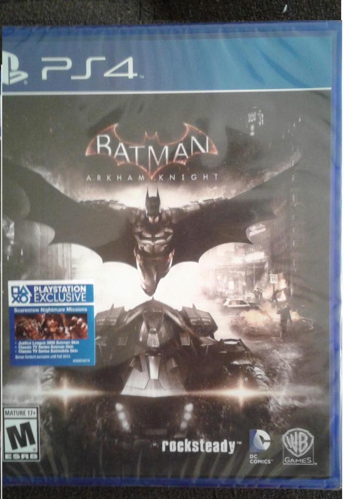 Juego Ps4 Sellado Batman Arkham Knight Disco Nuevo Blu Ray