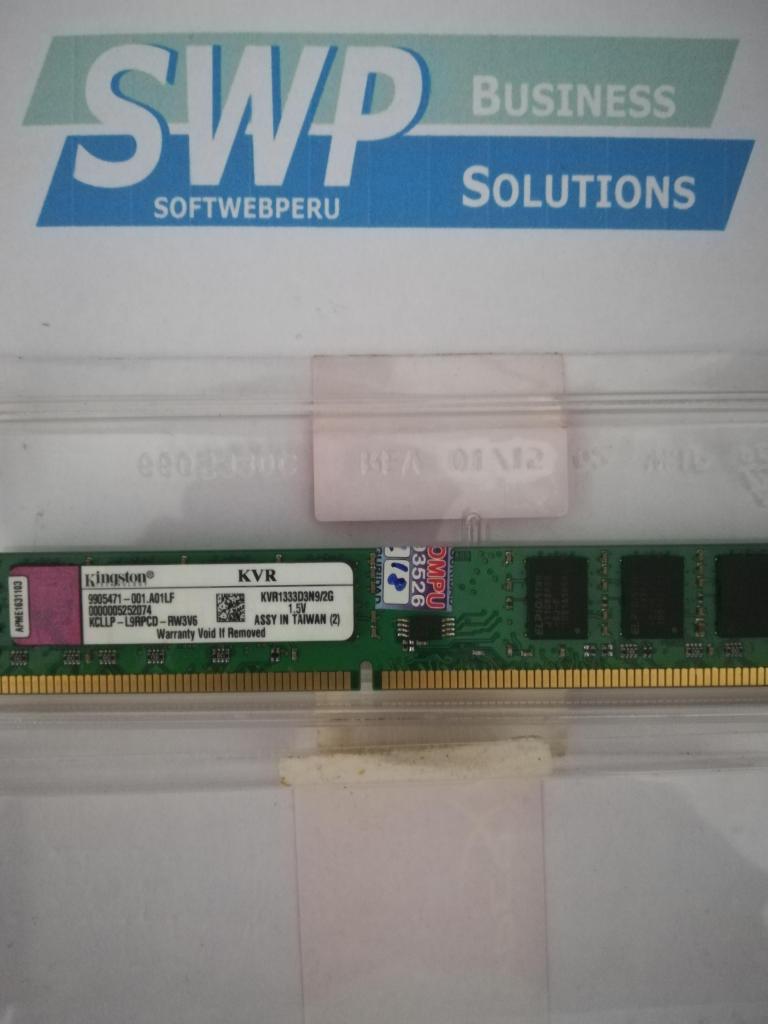 Memoria RAM 2GB Y 4GB DDR Mhz