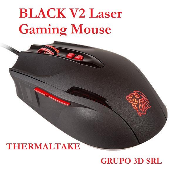 Mouse óptico Thermaltake Ttesports BLACK V2, laser, 