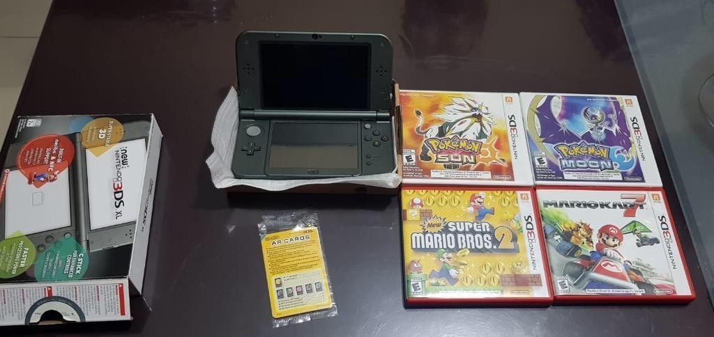 Nintendo 3Ds Xl Cargador 4 Juegos