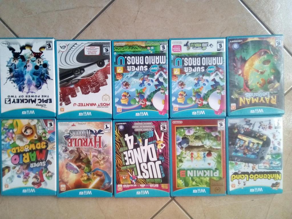 nintendo wii u JUEGOS