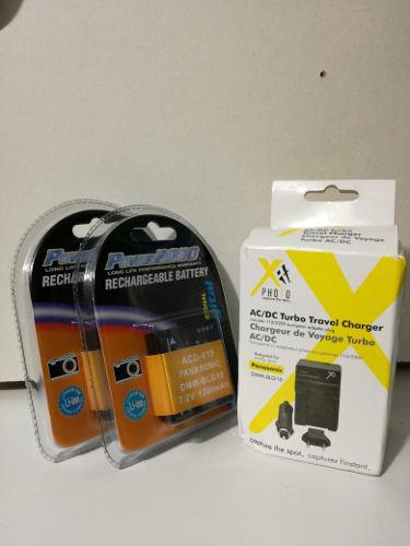 2xdmw-blg10 Baterías + Cargador Para Camaras Panasonic