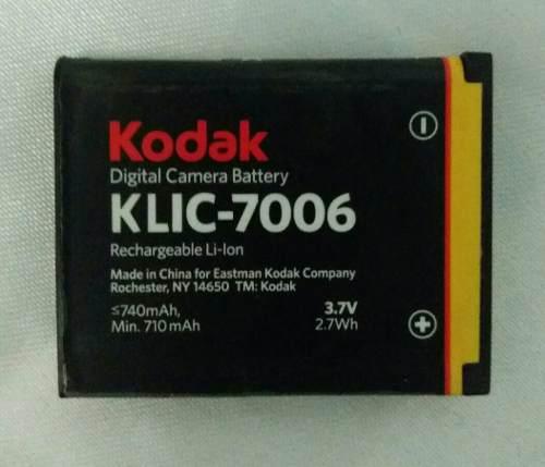 Bateria Kodak Camara Digital Klic-7006