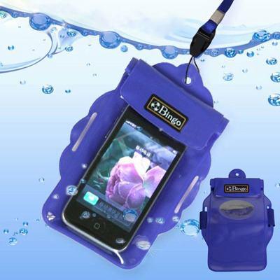 Bingo Waterproof Bag Para Digital Camara Iphone 4 3gs Blue