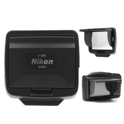 Digital Lcd Sunshade Hood Screen Protector Para Nikon D80