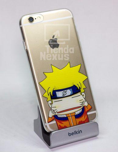 Funda Tpu Transparente Para Iphone 6 O 6s Skin Naruto