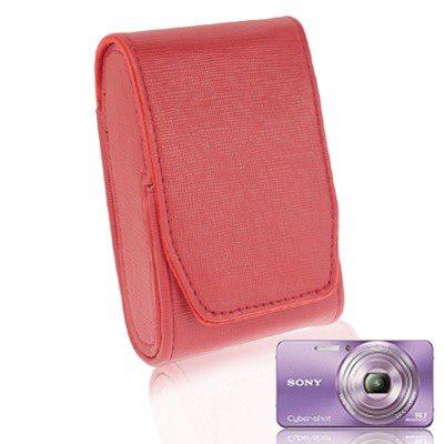 Mini Digital Leather Camara Bag Size 113x75x40 Red
