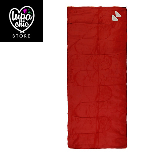 Bolsa De Dormir Sleeping Basico Rojo 180x75cm Camping Carpa