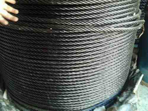Cable De Acero Tipo Boa Negro Y Galvanizado Certificado