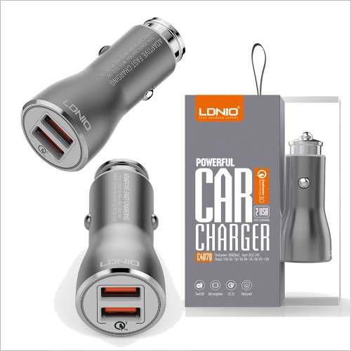 Cargador De Auto Ldnio Quick Charge 3.0 Cable Tipo C Tienda