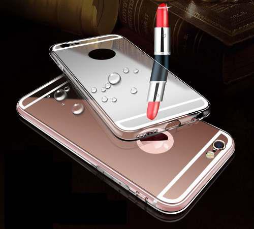 Case Phone Samsung J7 Tipo Espejo Novedoso De Lujo Gold