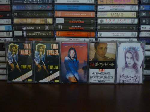 Cassette Originales Tina Turner, Sade, Kylie Minogue A