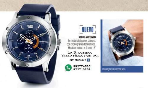 Nuevo Reloj Arrowed Cyzone Tipo Cuero Original Sellado
