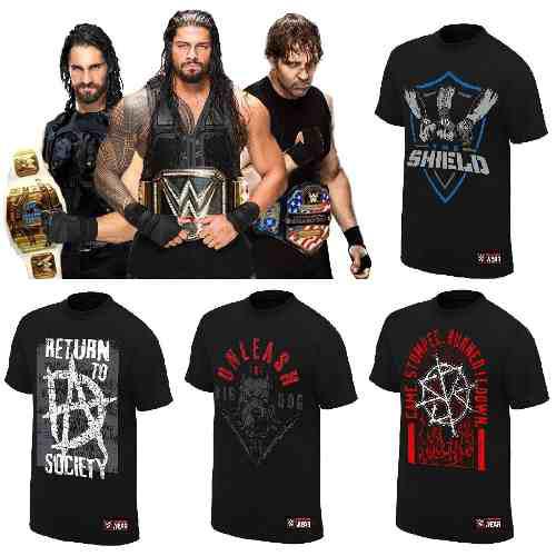 Wwe Polos The Shield, Seth Rollins, Aj Styles, Roman Reigns