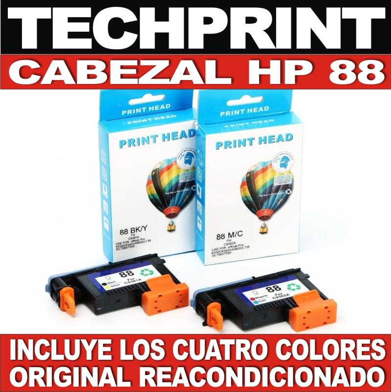 Cabezal Original Hp 88 Negro Azul Amarillo Rojo K550 K
