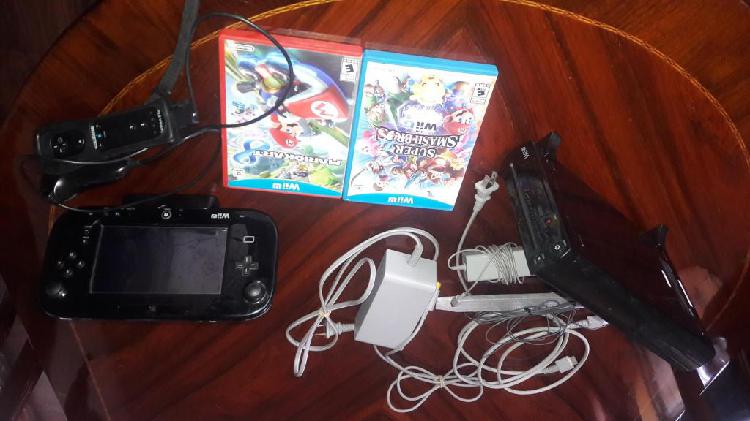 Consola Wii U 32 Gb Premium Pack 2 Juegos Fisicos Y Más