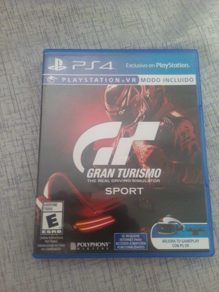 Juegos Ps4 Gran Turismo Sport 9/10