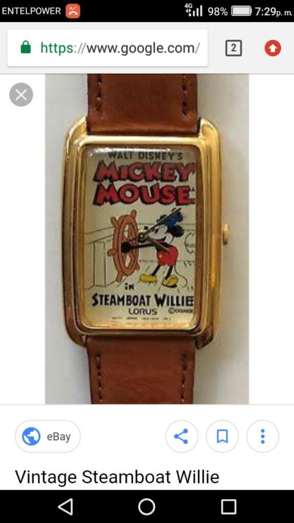 Vendo Reloj Vintage Lorus Edicion Mickey