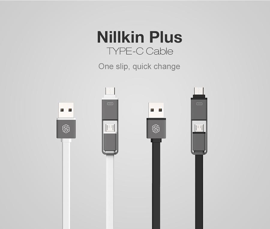 Cable Nillkin Plus Tipo C y Micro USB