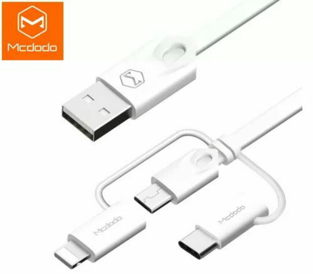 Mcdodo Pro 3 en 1 Cable de Alta Calidad