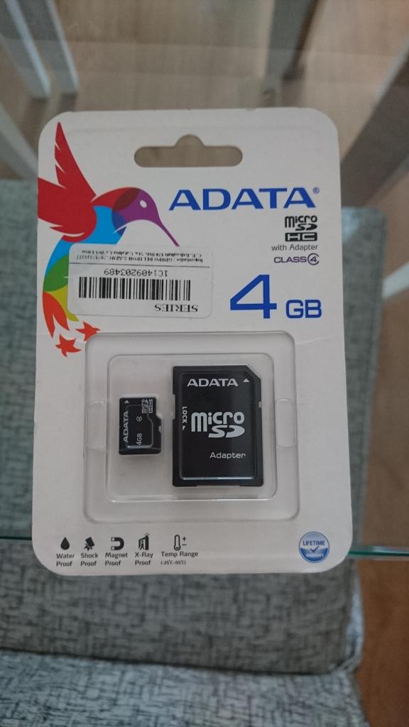 Memoria Adata 4gb Micro Sdhc