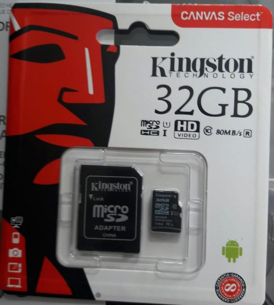 Memoria Micro Sd 32gb Clase 10 Kingstonoriginal