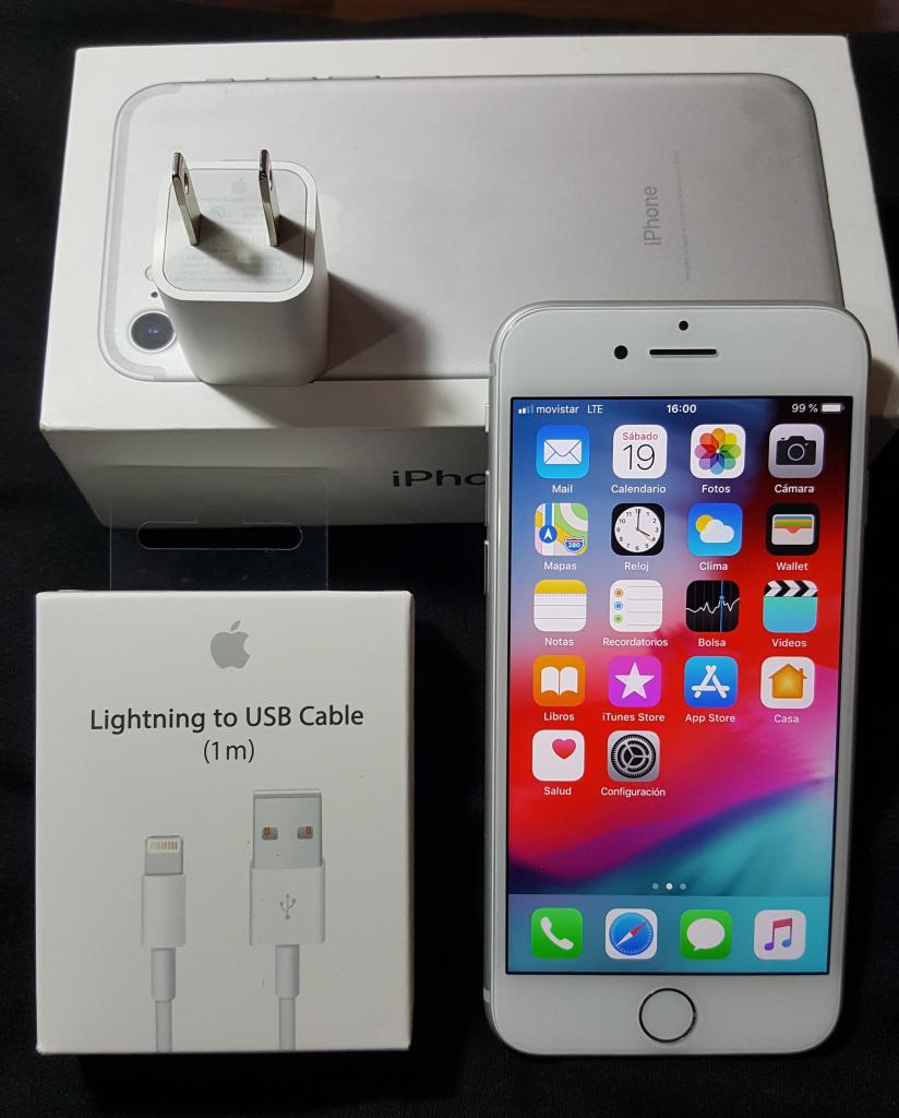 Oferta Remato Ocasion Iphone 7 32 Gb Silver Apple Negociable