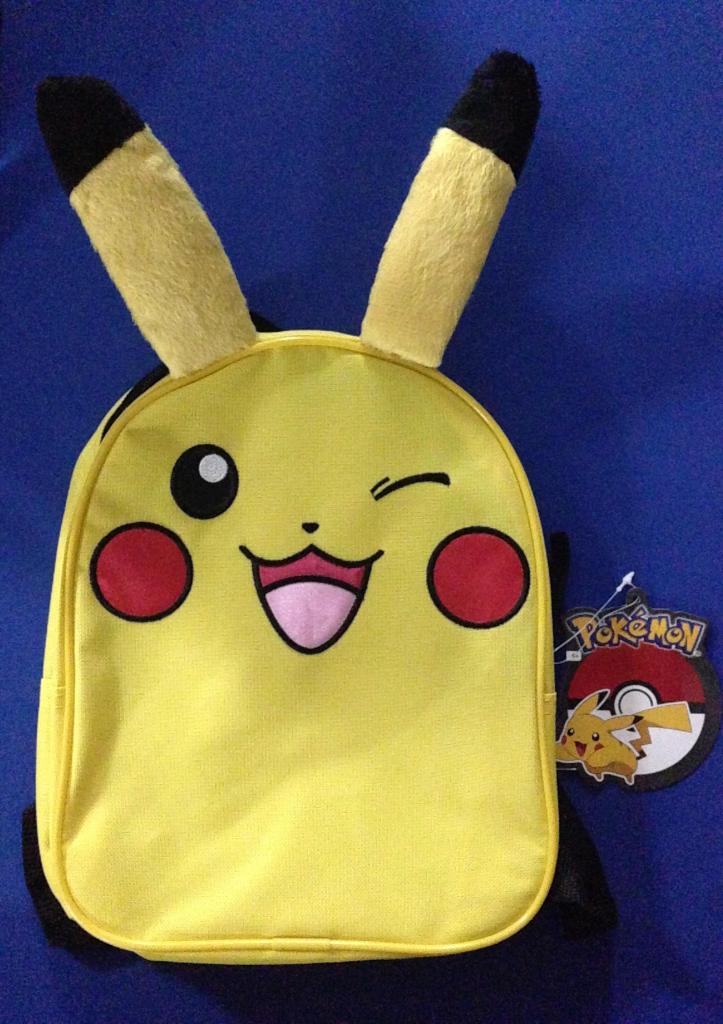 Mochila Pokemon Pikachu Mini Nueva Original