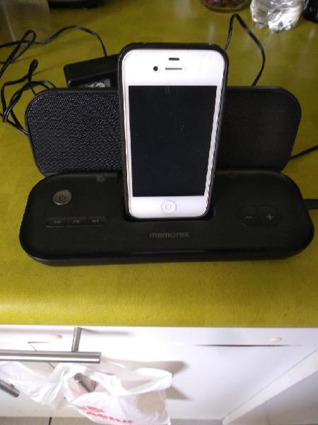 Parlante Bluetooth Y Cargador iPhone 4s